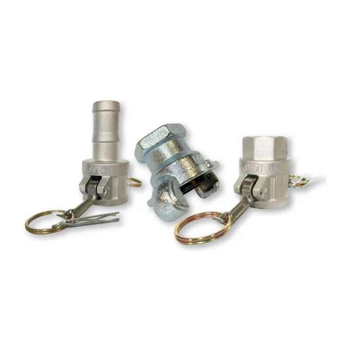 Acoples camlock de aluminio y acoples rápidos hidráulicos y neumáticos