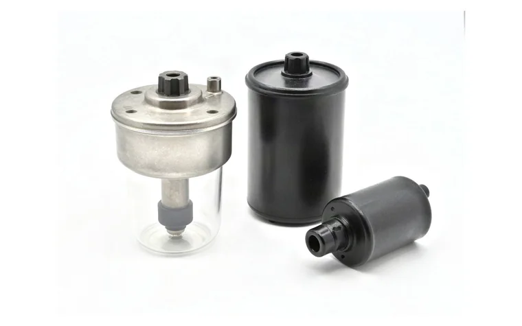 Trampa de agua con vaso decantador y filtros para gas oil