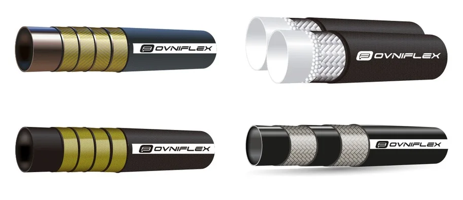 Mangueras hidráulicas Ovniflex de las líneas R15, R7 Twin, 4SH y freno de aire